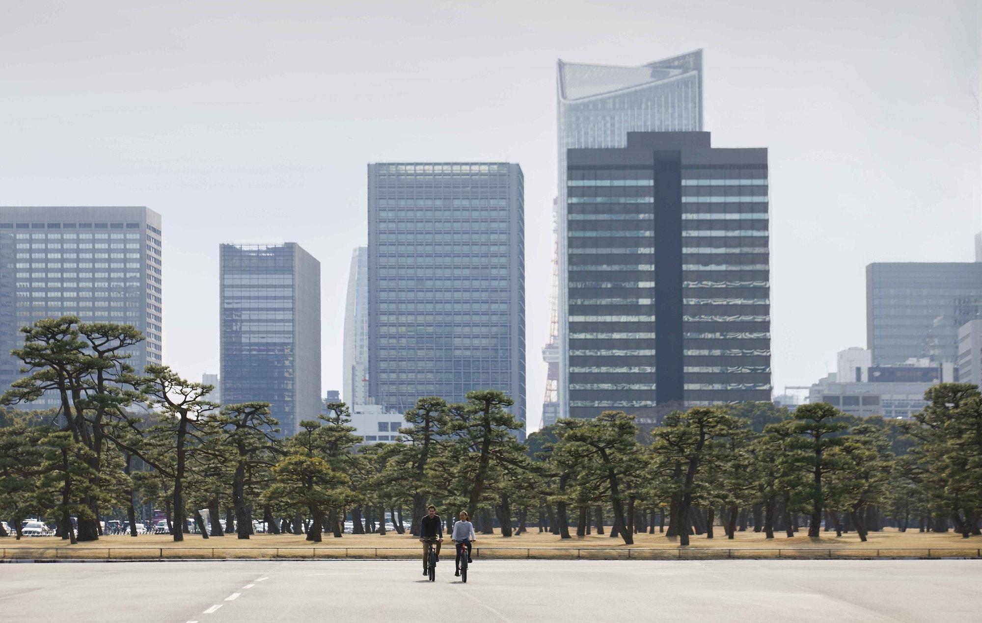 Oakwood Premier Tokyo Hotel Exterior foto The skyline of the Gyeonggi-do government complex